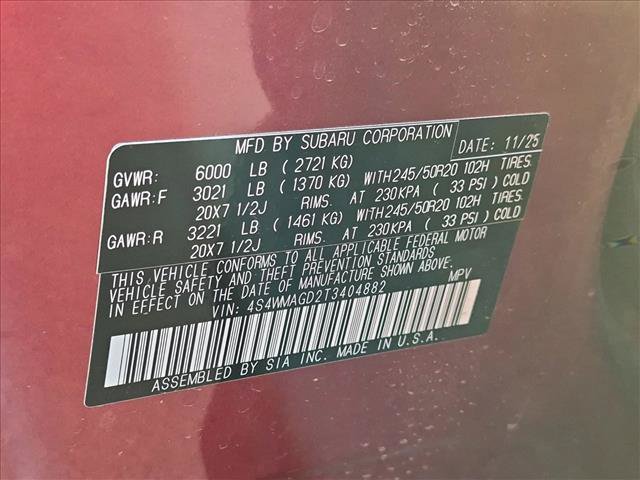 Used 2026 Subaru Ascent Limited AWD/4WD image 25