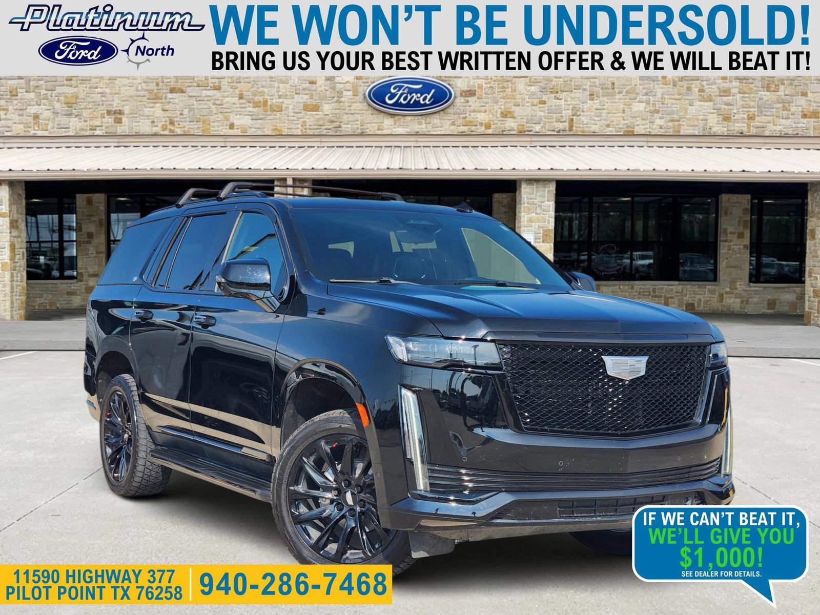 Used 2021 Cadillac Escalade Sport w/ LPO, ONYX Package