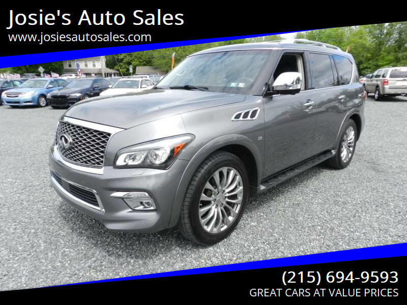 Used 2015 INFINITI QX80 4WD w/ Deluxe Technology Package