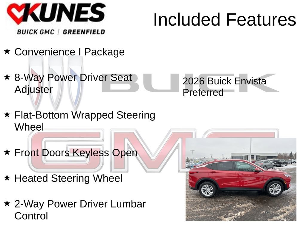 New 2026 Buick Envista Sport Touring w/ Convenience I Package FWD image 3