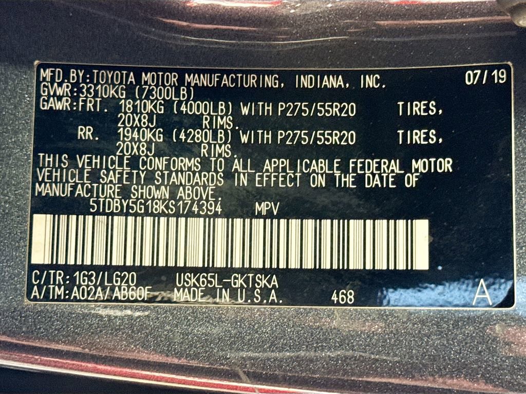 Used 2019 Toyota Sequoia TRD Sport w/ TRD Sport Premium Package image 25