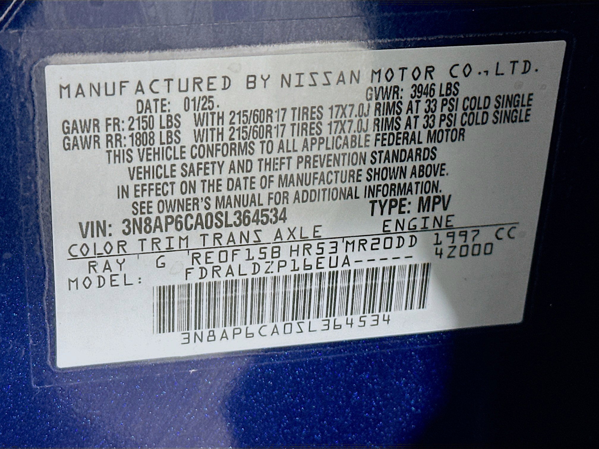 Used 2025 Nissan Kicks SV image 12