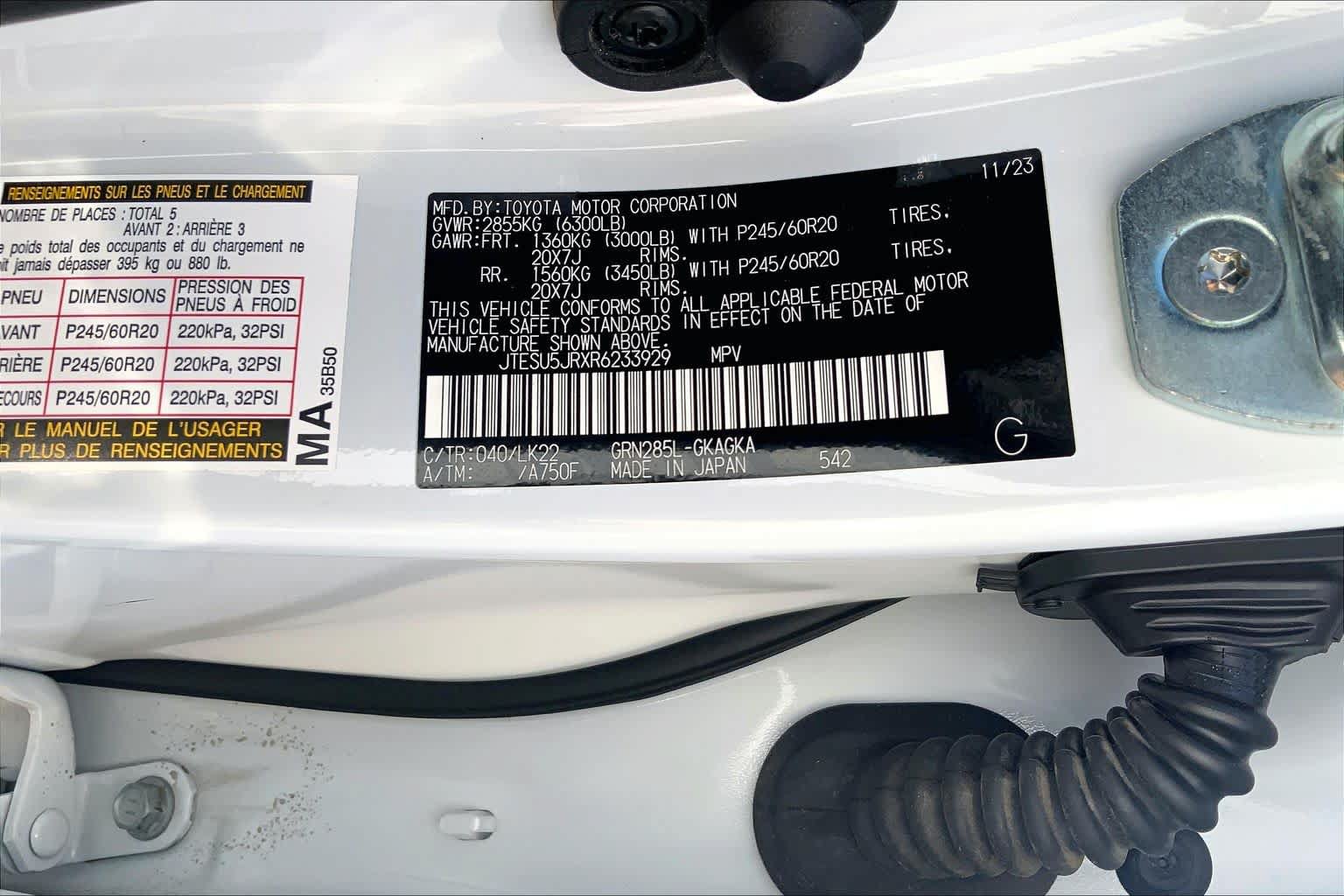 Used 2024 Toyota 4Runner TRD Sport w/ Technology Package AWD/4WD image 37