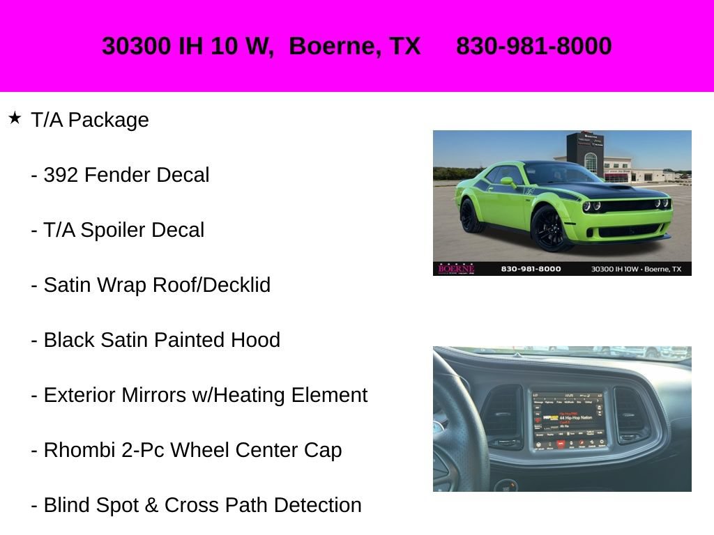 Used 2023 Dodge Challenger R/T Scat Pack RWD image 34