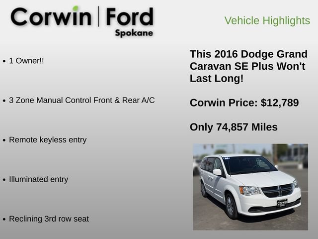 Used 2016 Dodge Grand Caravan SE FWD image 6