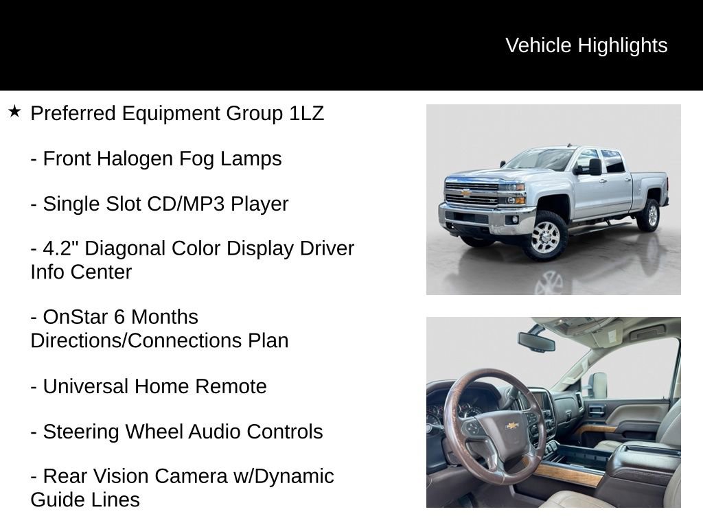 Used 2015 Chevrolet Silverado 2500 LTZ w/ Duramax Plus Package AWD/4WD image 21