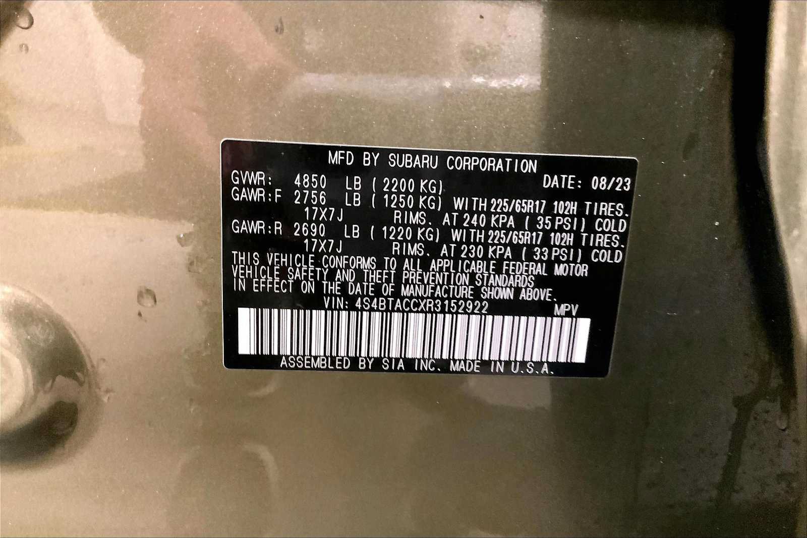 Used 2024 Subaru Outback Premium AWD/4WD image 33