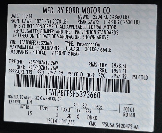 Used 2015 Ford Mustang GT Premium w/ Equipment Group 401A RWD image 40