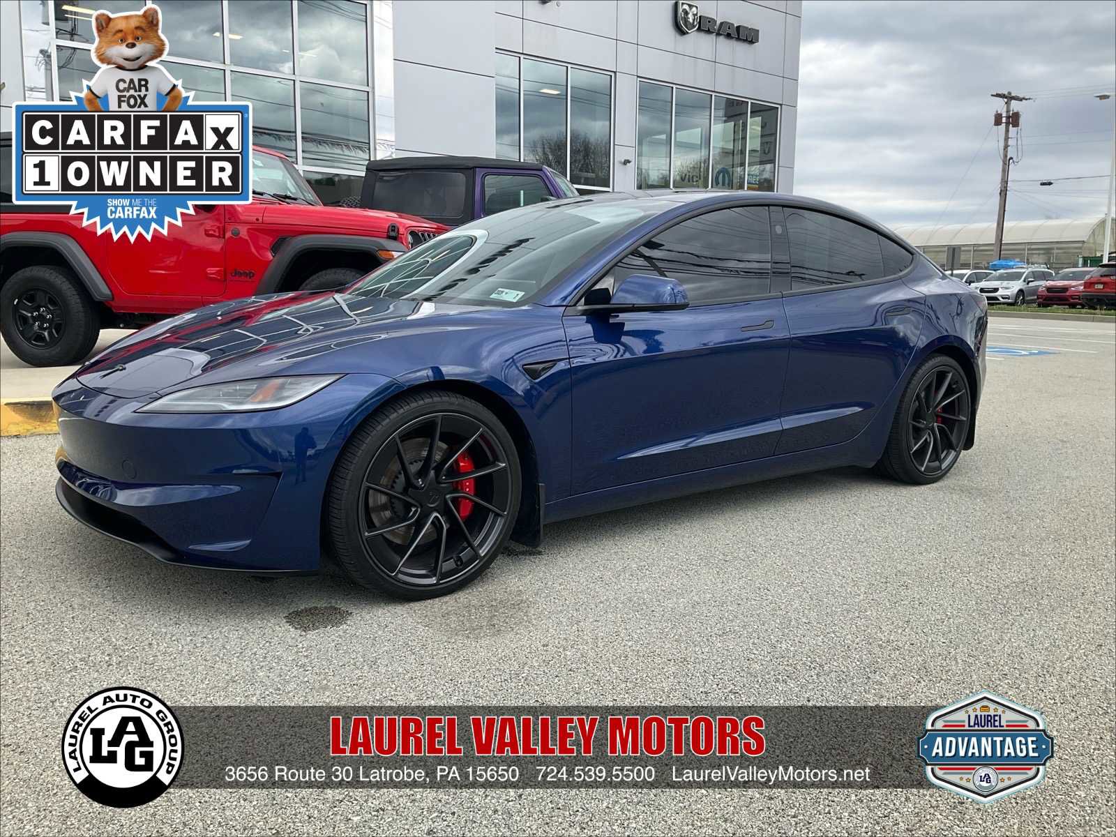 Used 2025 Tesla Model 3 Performance AWD/4WD image 1