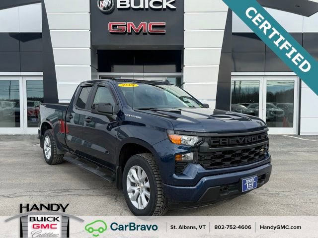 Certified 2022 Chevrolet Silverado 1500 Custom AWD/4WD image 1