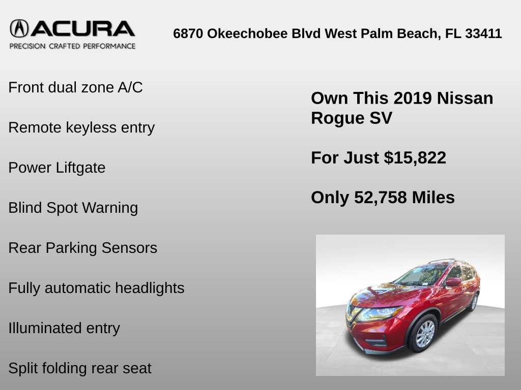 Used 2019 Nissan Rogue SV FWD image 6