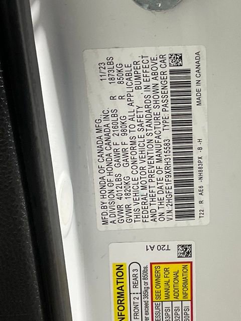 Used 2024 Honda Civic Touring image 24