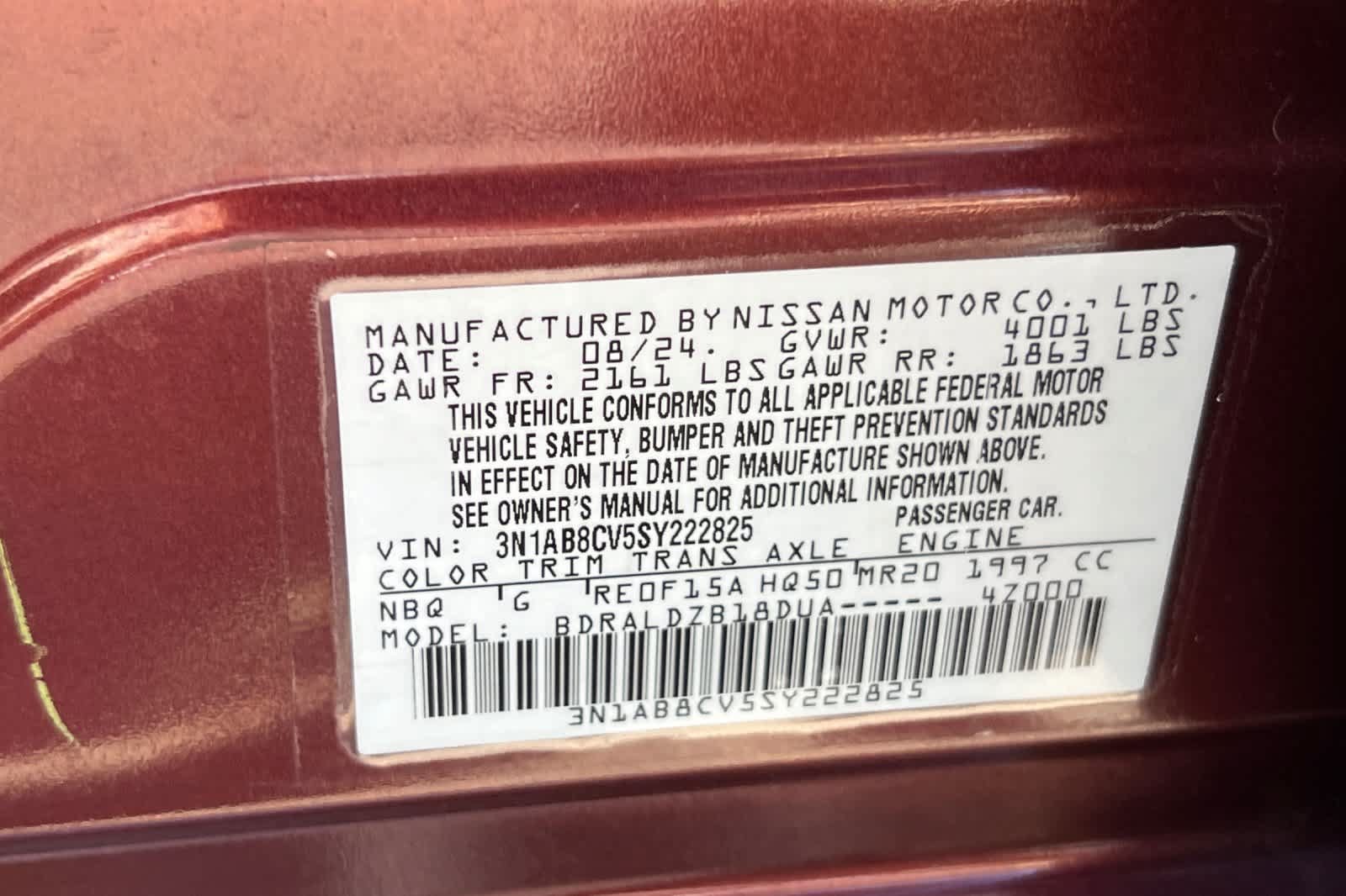 Used 2025 Nissan Sentra SV FWD image 32