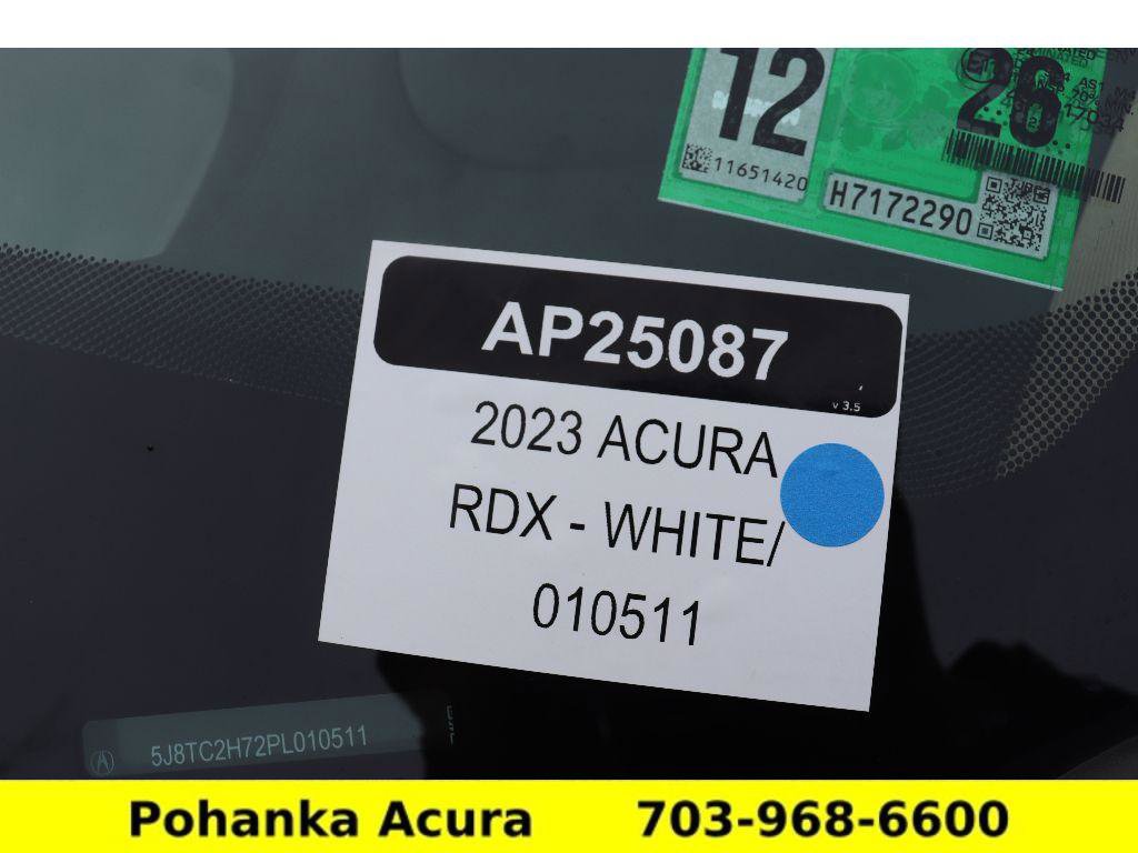 Certified 2023 Acura RDX AWD w/ Advance Package image 38