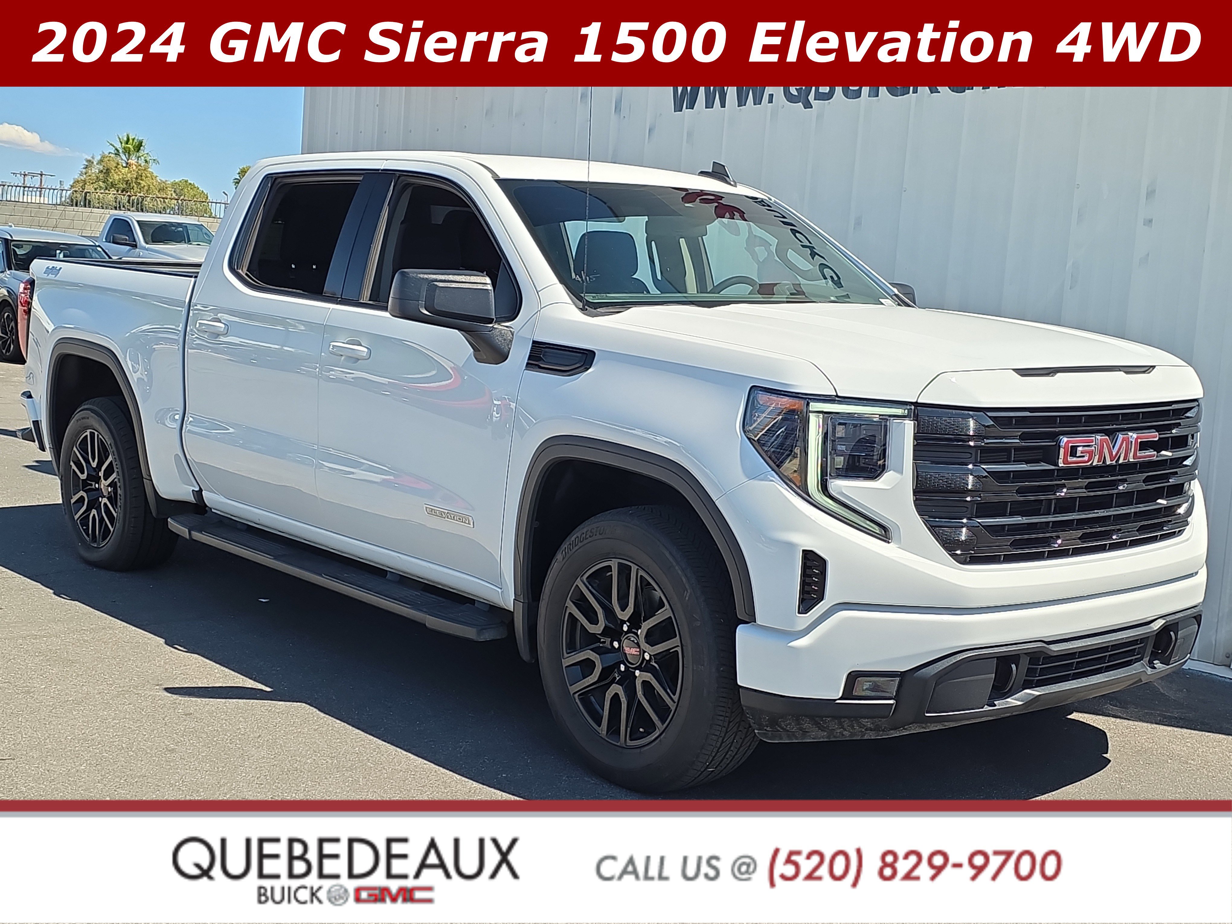 Used 2024 GMC Sierra 1500 Elevation w/ LPO, Elevation Black Package AWD/4WD image 1