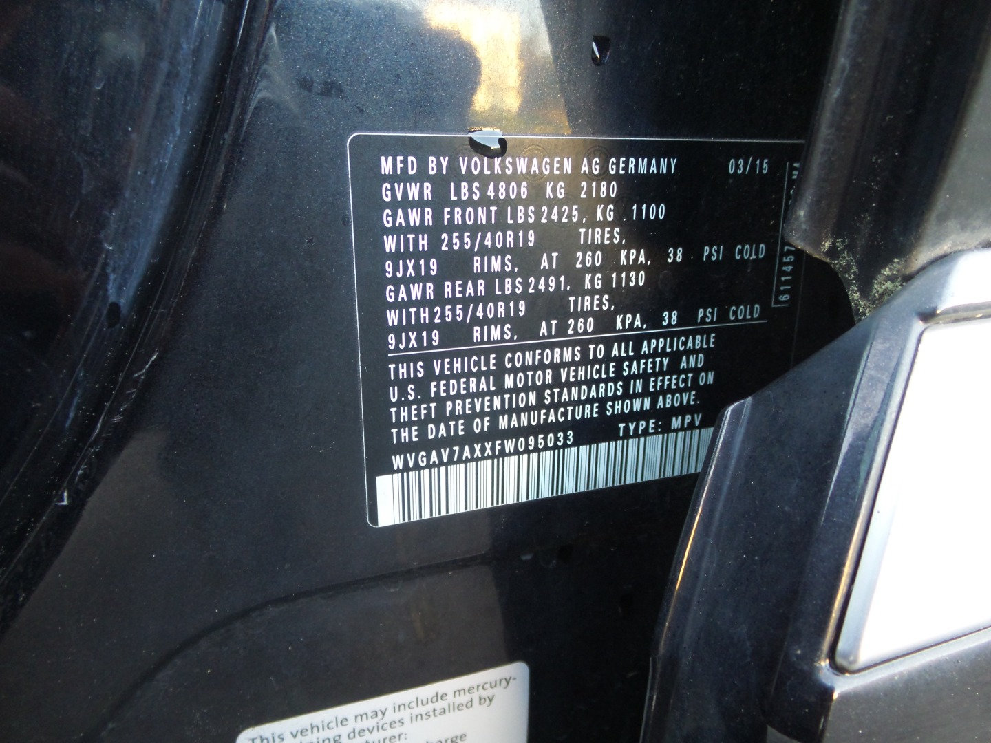 Used 2015 Volkswagen Tiguan R-Line FWD image 36