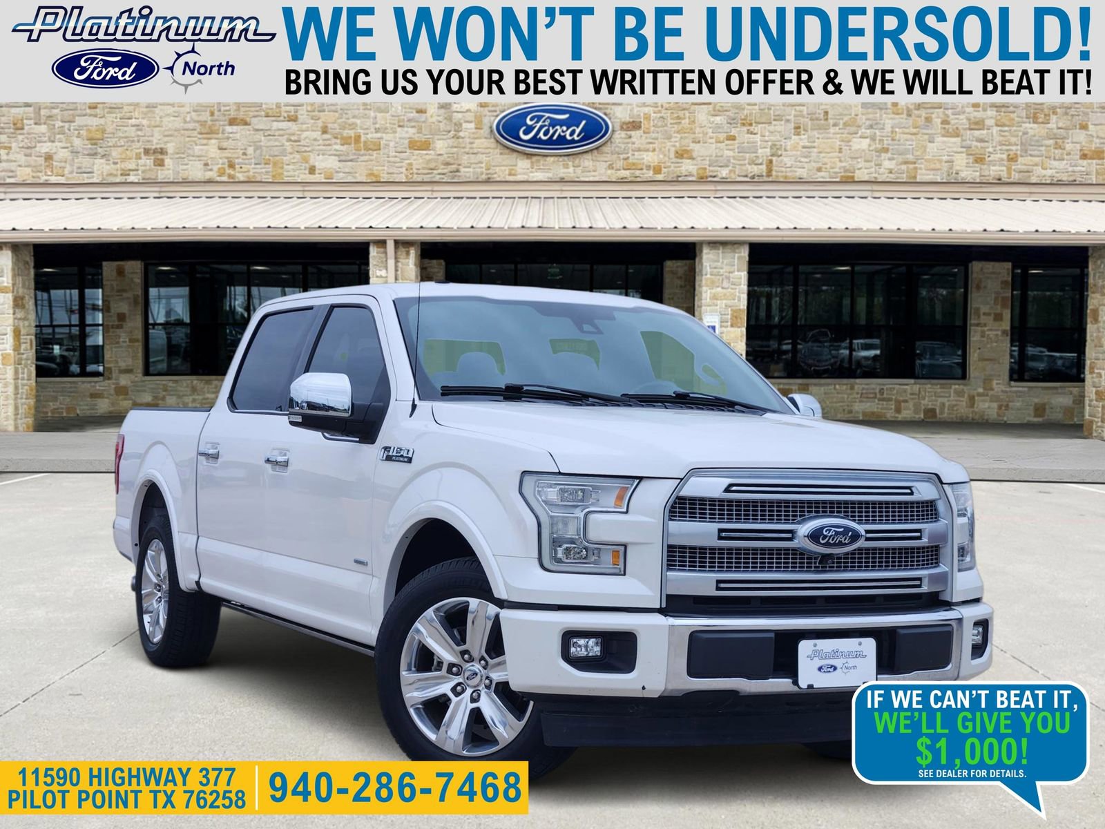 Used 2017 Ford F150 Platinum w/ Equipment Group 701A Luxury