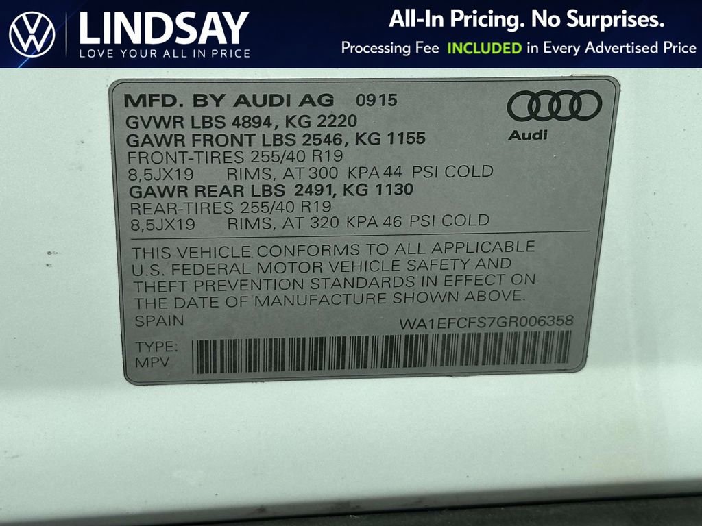 Used 2016 Audi Q3 2.0T Premium Plus w/ Technology Package AWD/4WD image 26