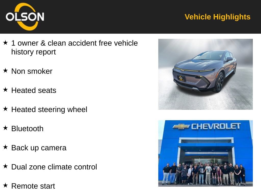 Used 2025 Chevrolet Equinox EV LT w/ Convenience Package image 2