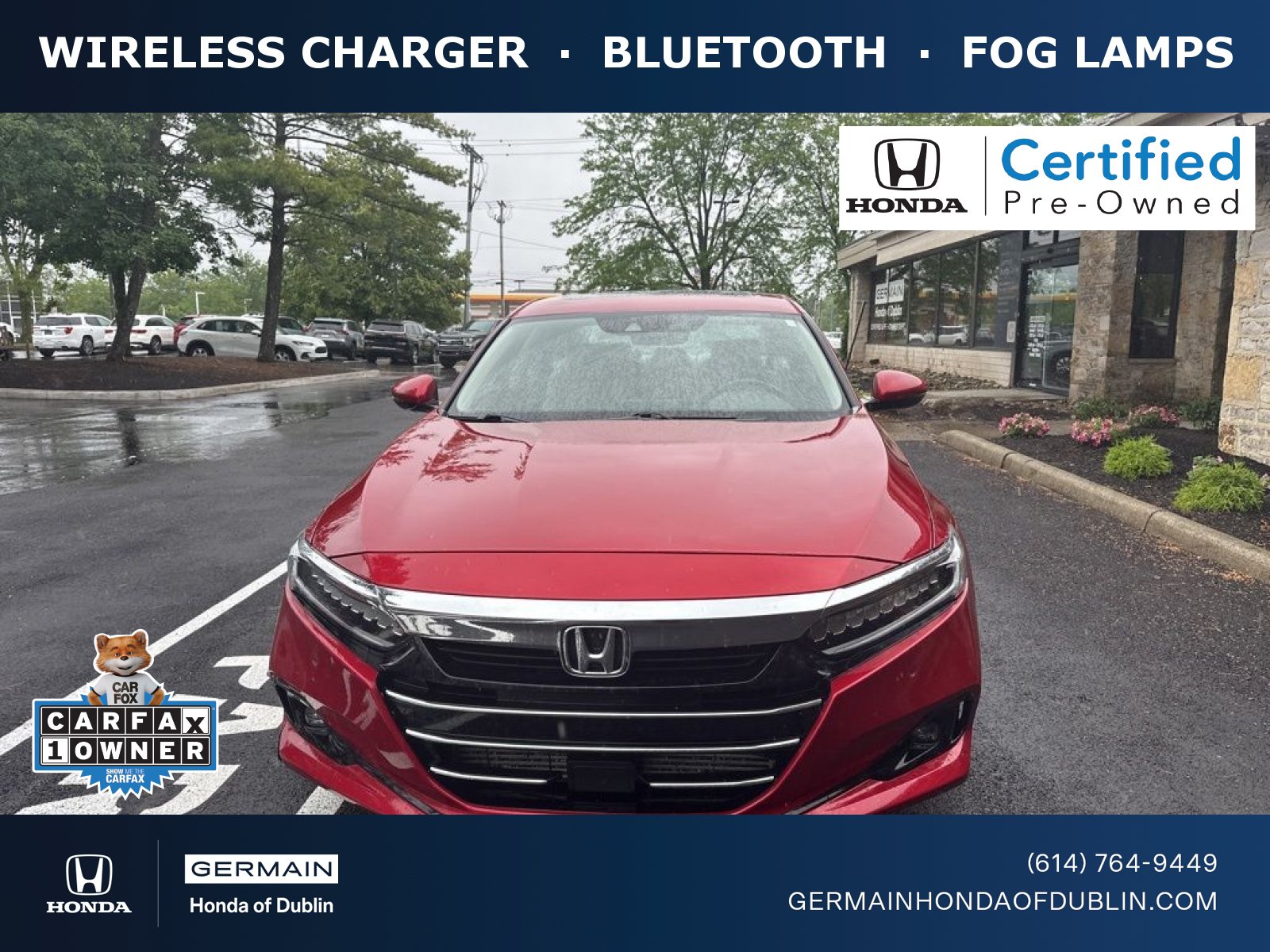 Certified 2021 Honda Accord EX-L image 1