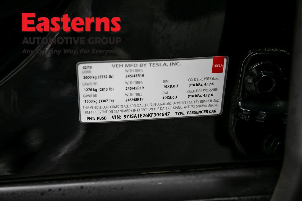 Used 2019 Tesla Model S 75D AWD/4WD image 88