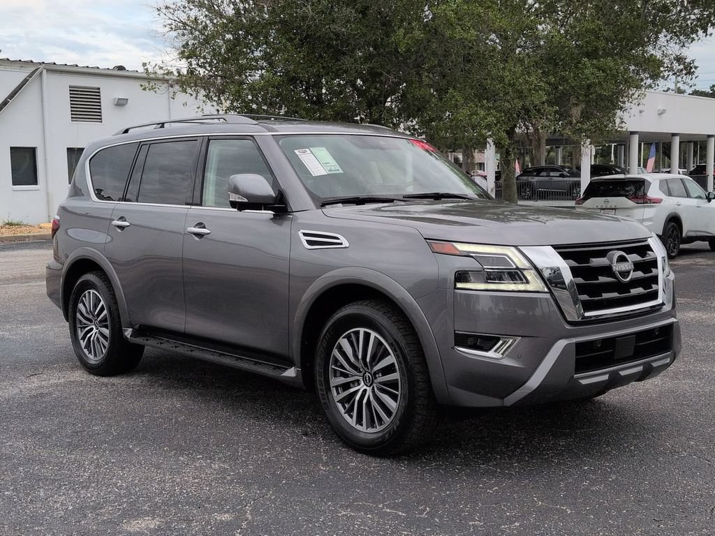 Certified 2023 Nissan Armada SL w/ Captain's Chairs Package RWD image 2