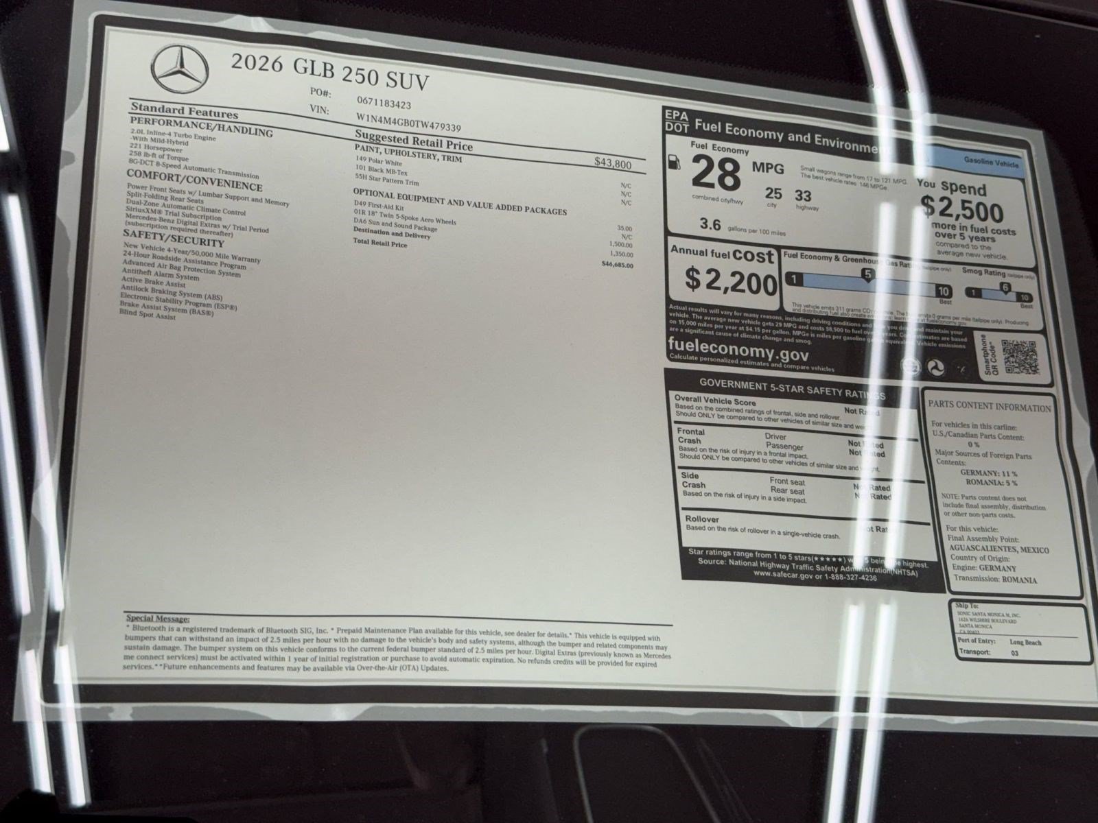 New 2026 Mercedes-Benz GLB 250 image 33
