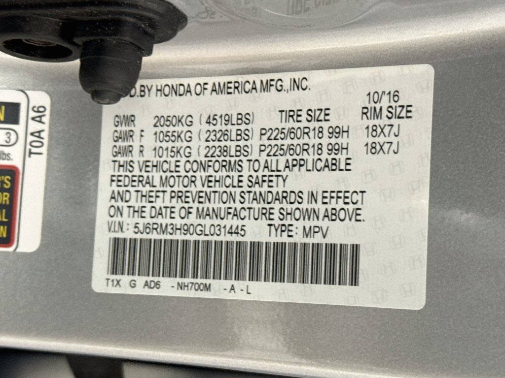 Used 2016 Honda CR-V Touring image 37