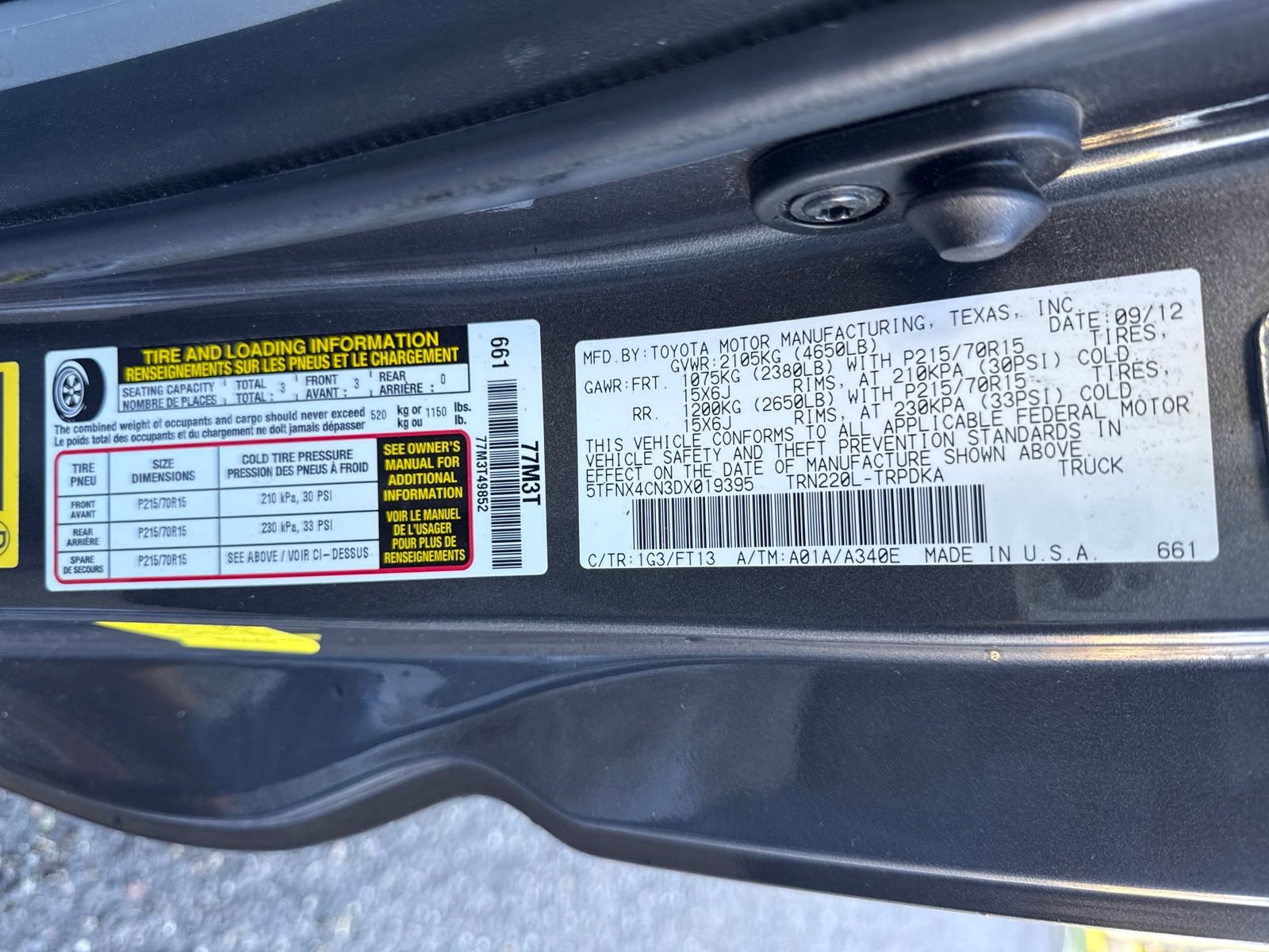 Used 2013 Toyota Tacoma 2WD Regular Cab image 30