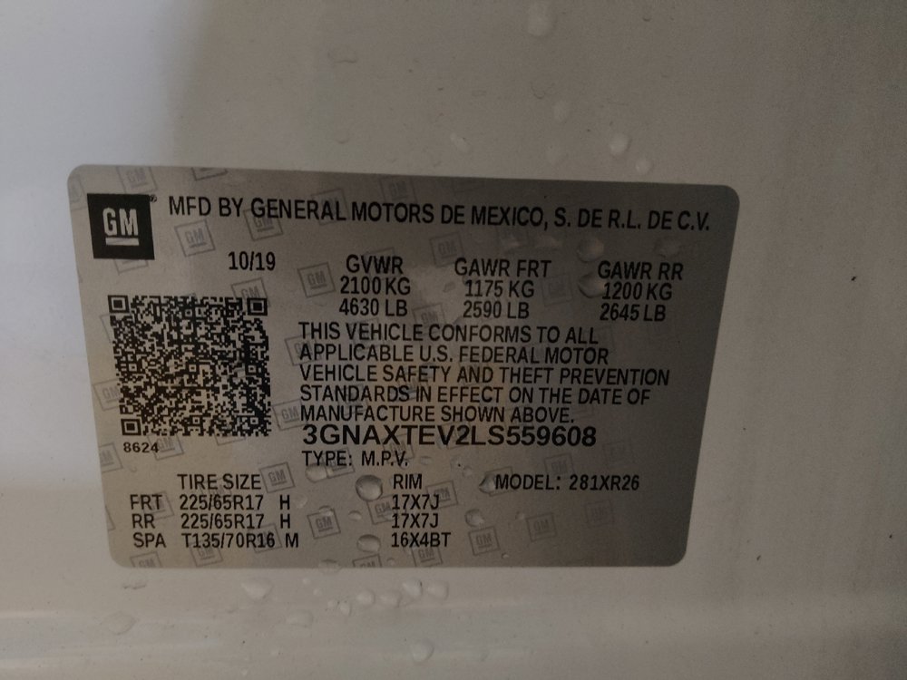 Used 2020 Chevrolet Equinox LT w/ Driver Convenience Package AWD/4WD image 33