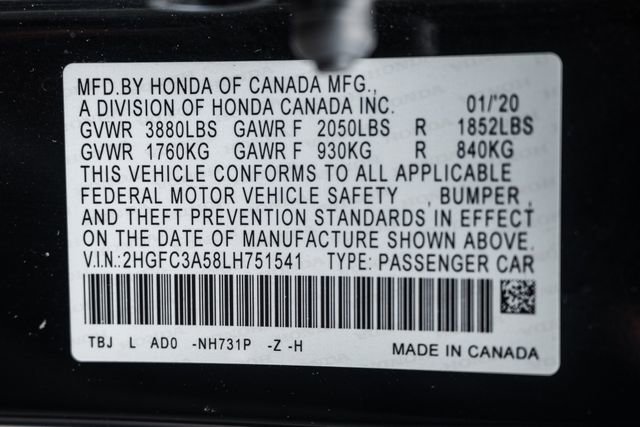 Used 2020 Honda Civic Si image 73