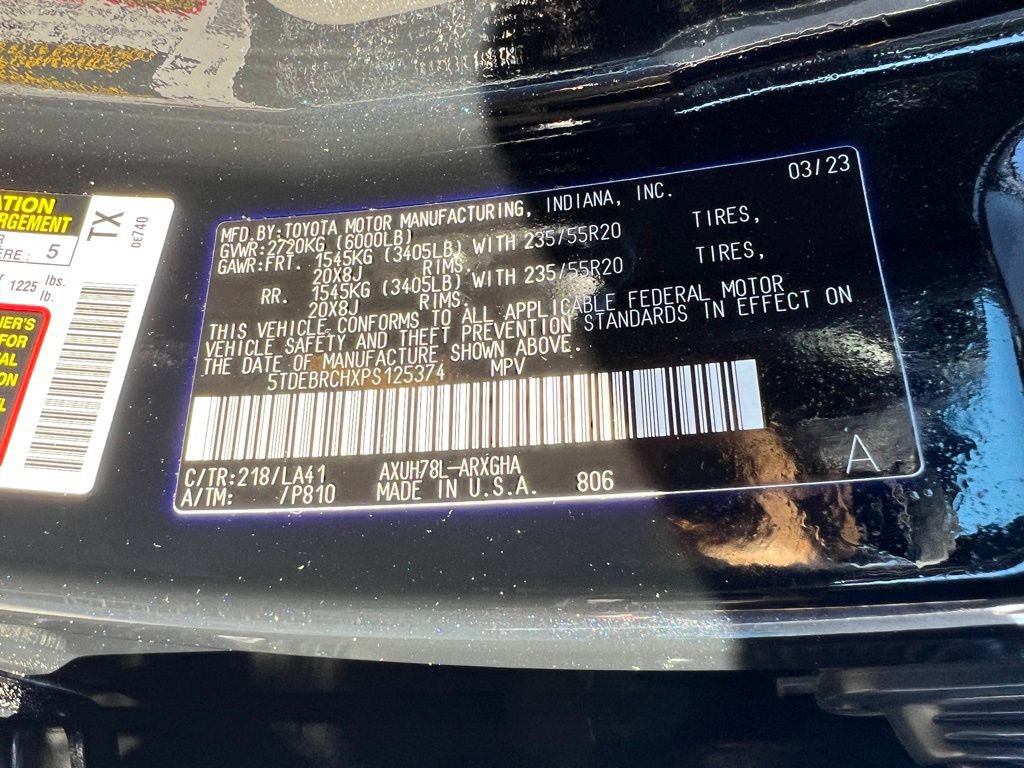Used 2023 Toyota Highlander Platinum AWD/4WD image 49
