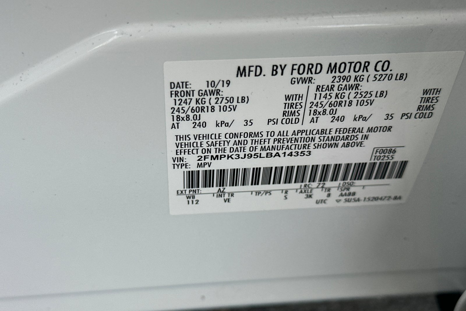 Used 2020 Ford Edge SEL w/ Convenience Package FWD image 22