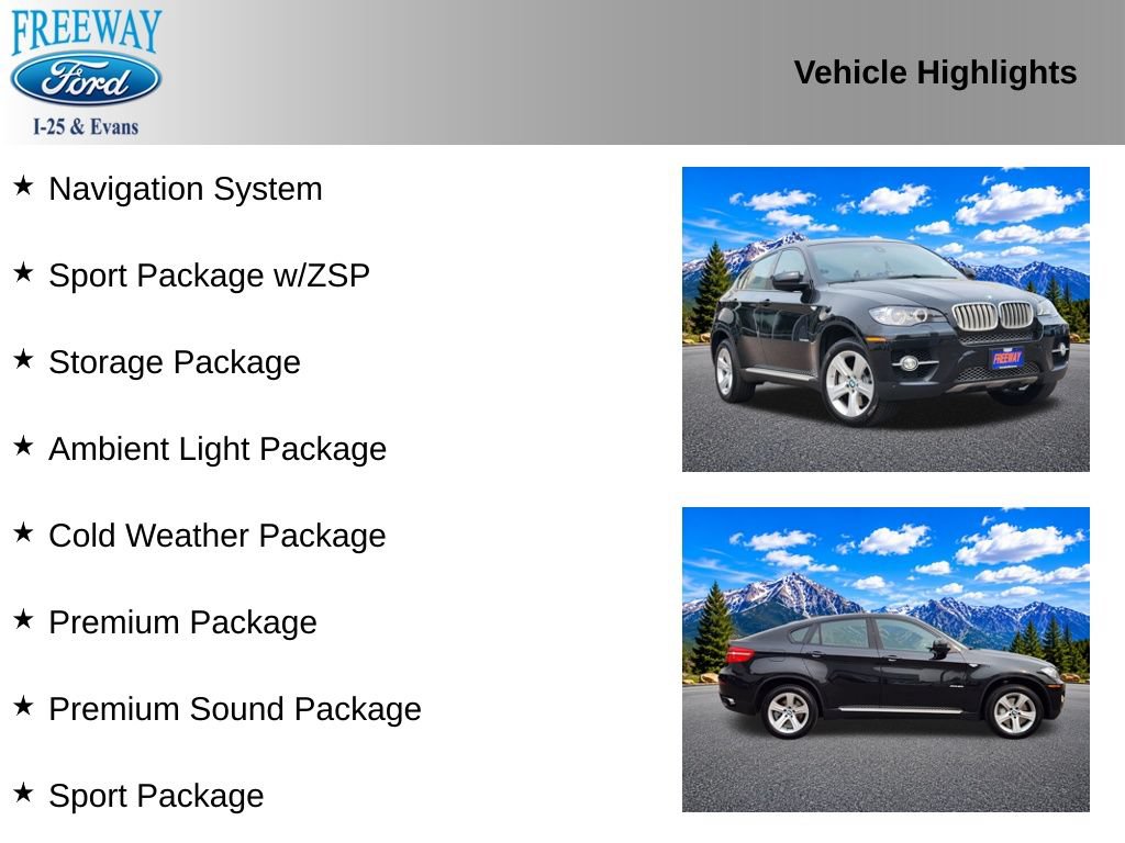 Used 2009 BMW X6 xDrive50i AWD/4WD image 2