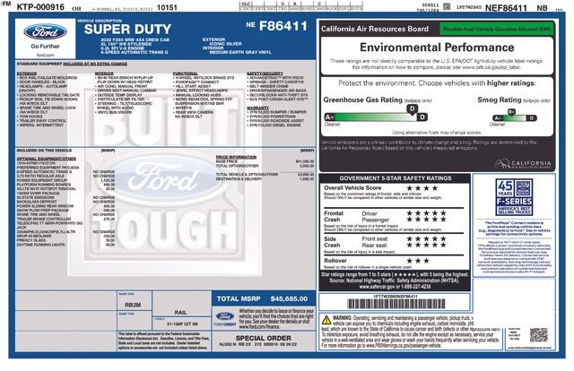 Used 2022 Ford F250 XL w/ Power Equipment Group AWD/4WD image 2