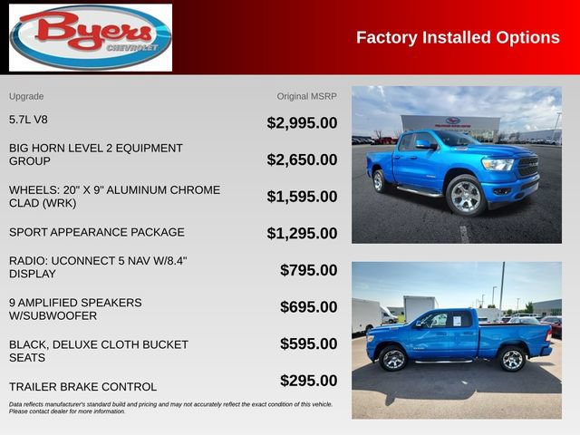 Used 2022 RAM 1500 Big Horn AWD/4WD image 10