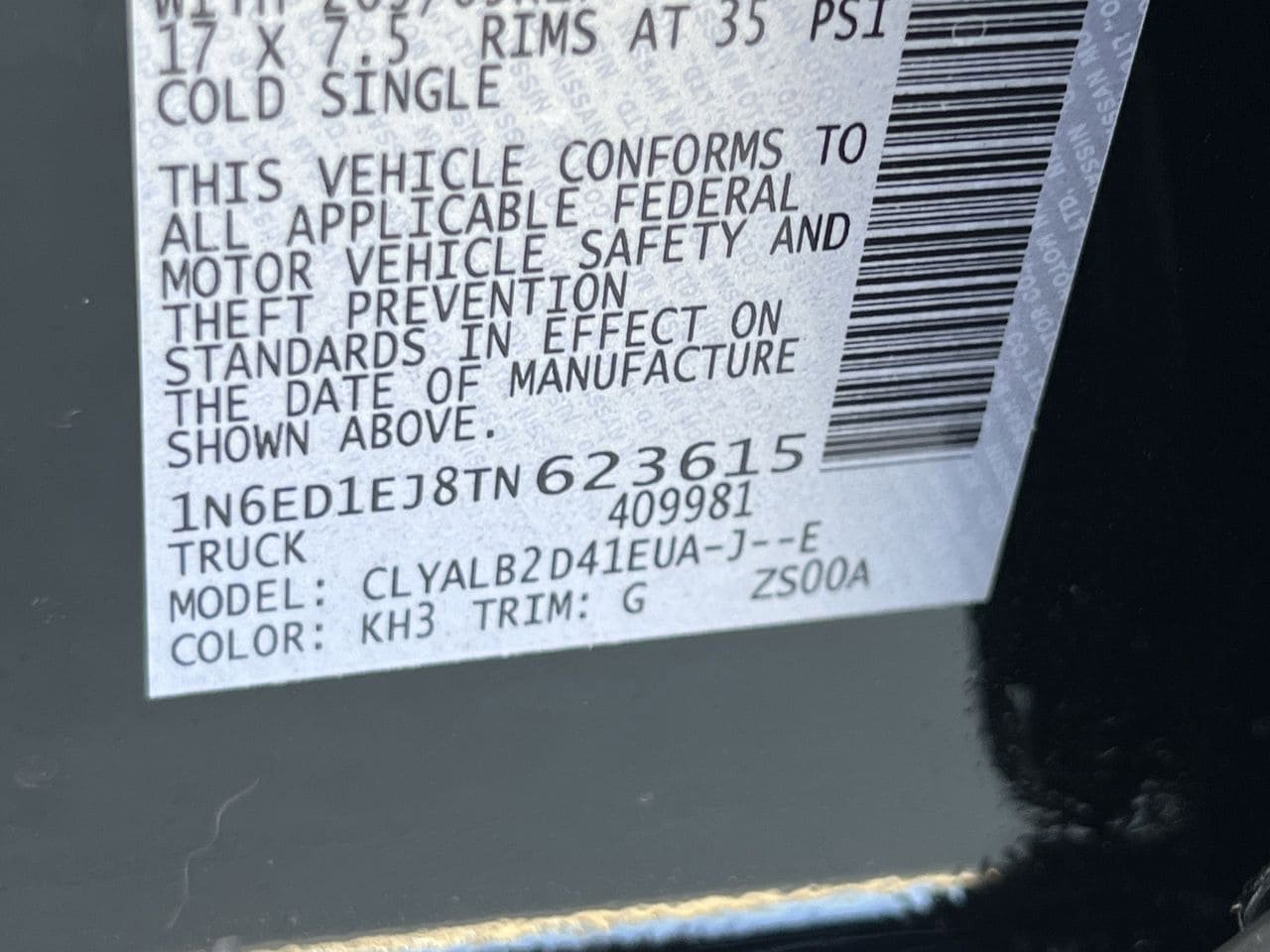 New 2026 Nissan Frontier SV w/ Tow Package RWD image 16