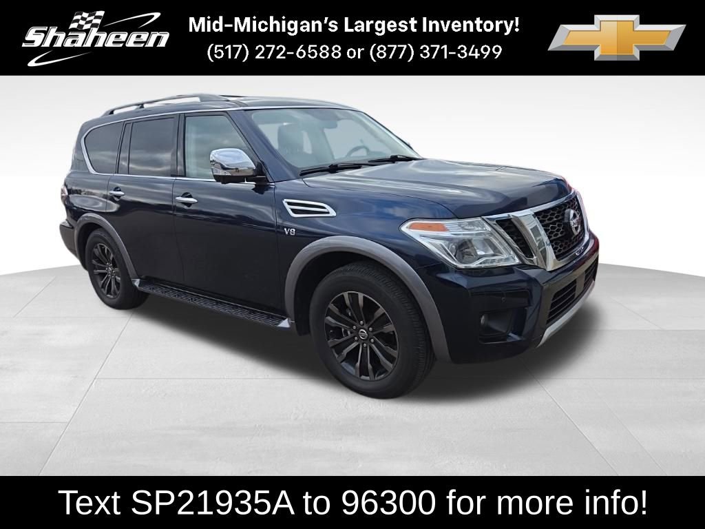 Used 2018 Nissan Armada Platinum w/ Captain Seat Package image 1