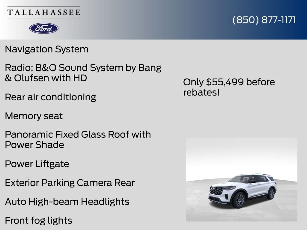 New 2026 Ford Explorer Platinum image 12