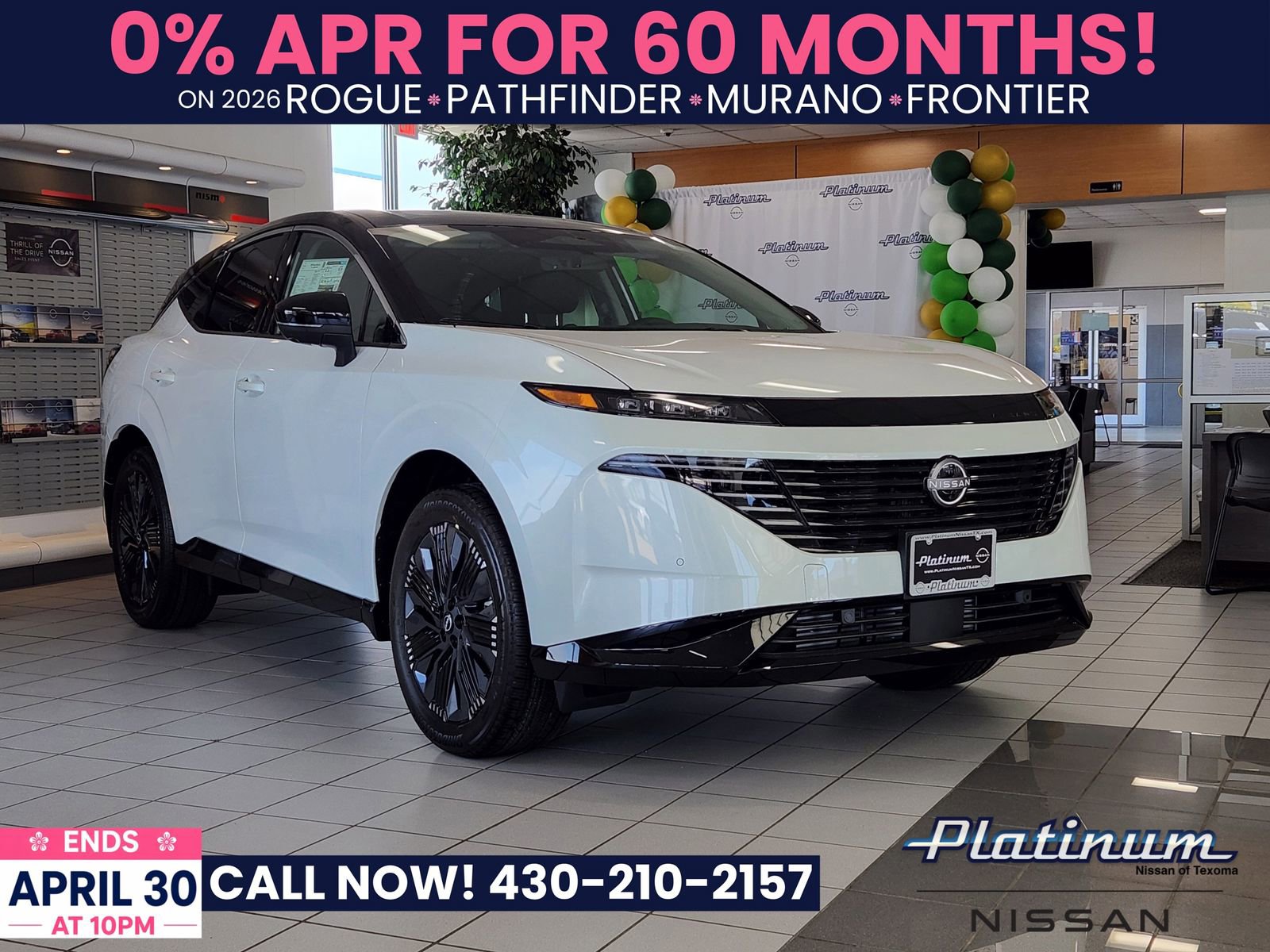 New 2026 Nissan Murano Platinum w/ Cargo Package