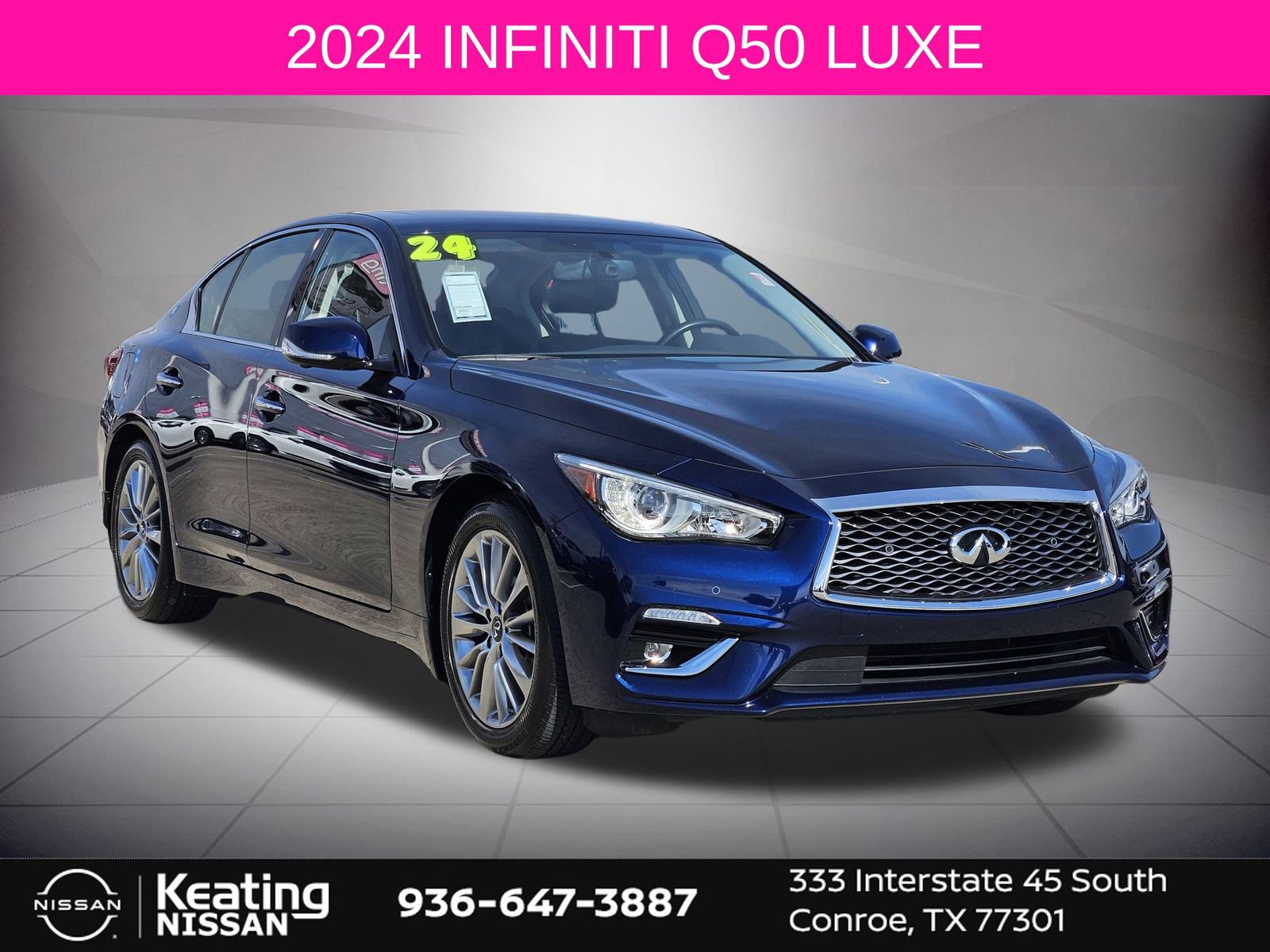 Used 2024 INFINITI Q50 Luxe w/ Cargo Package video 1