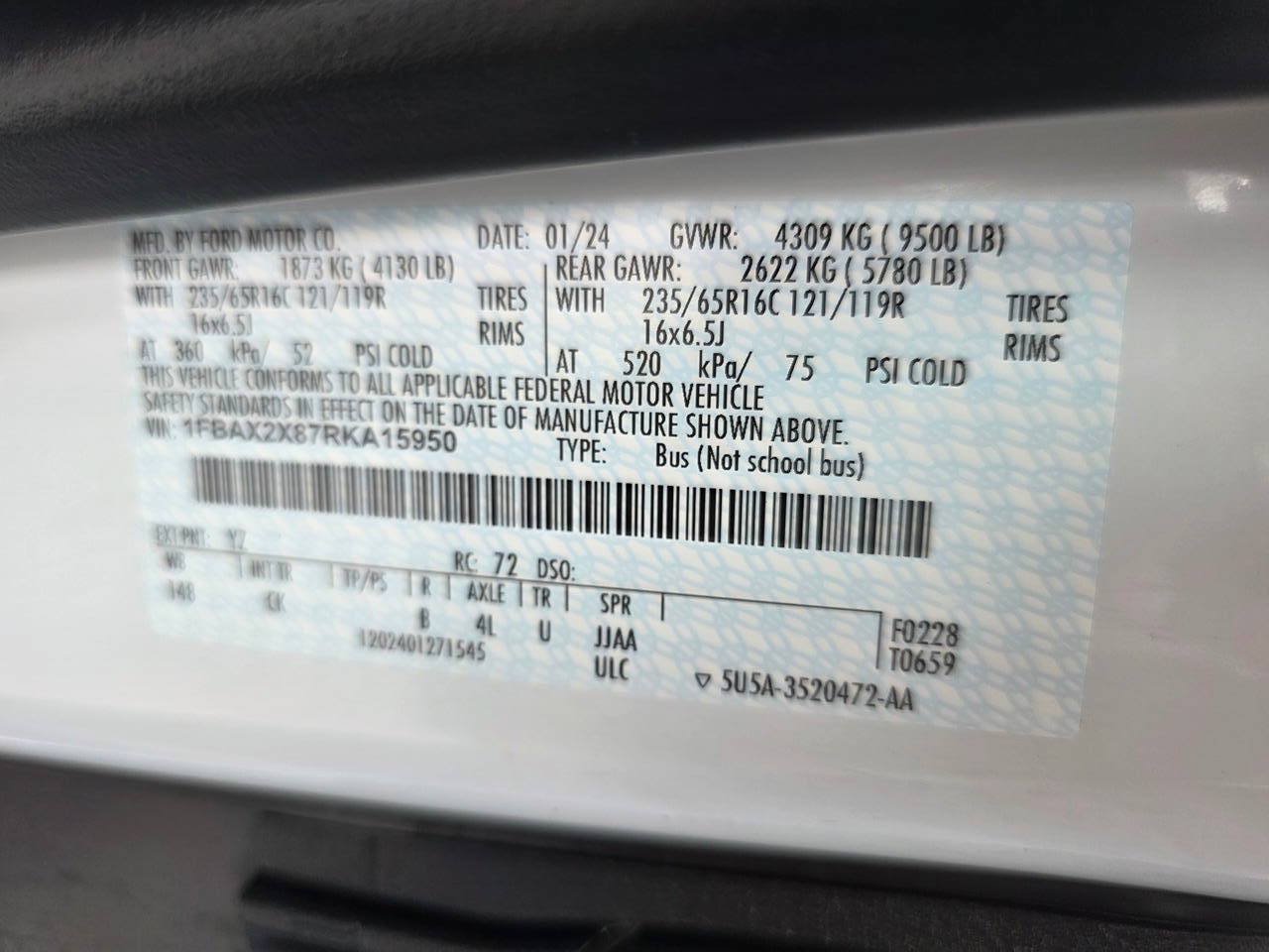 Used 2024 Ford Transit 350 XLT RWD image 28
