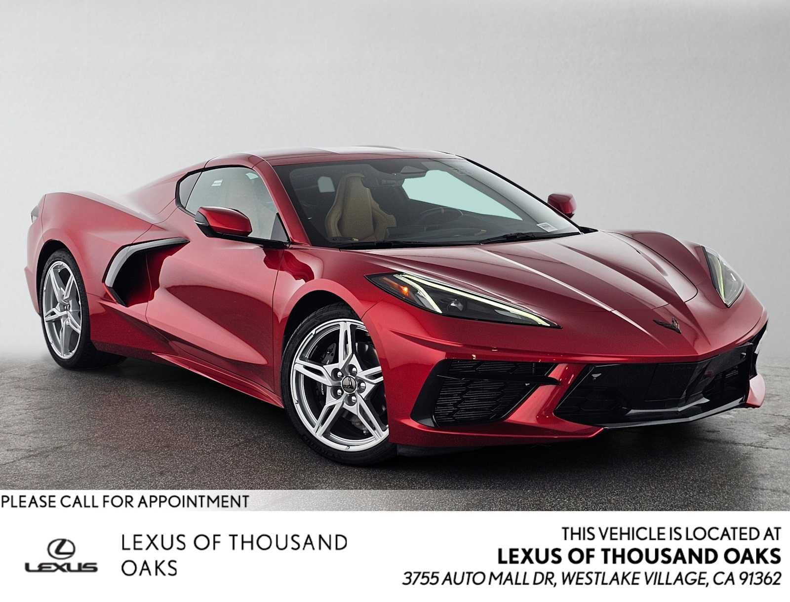 Used 2025 Chevrolet Corvette Stingray Preferred Cpe w/ Battery Protection Package RWD image 1