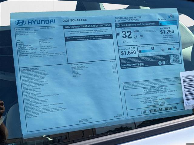 Used 2025 Hyundai Sonata SE image 18