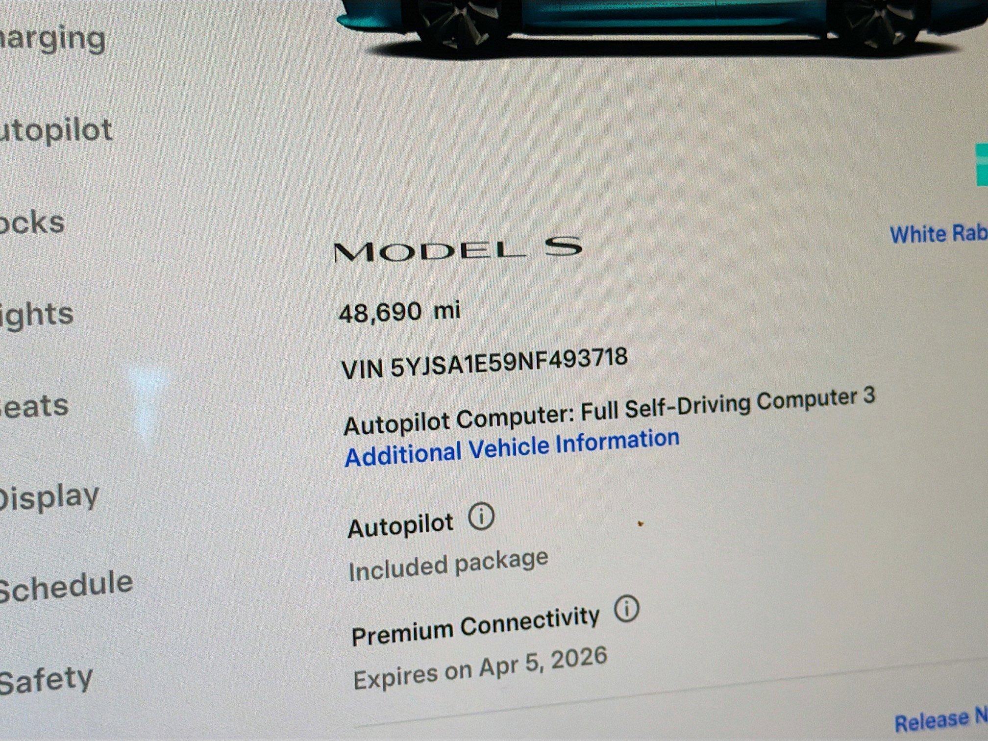 Used 2022 Tesla Model S AWD/4WD image 8
