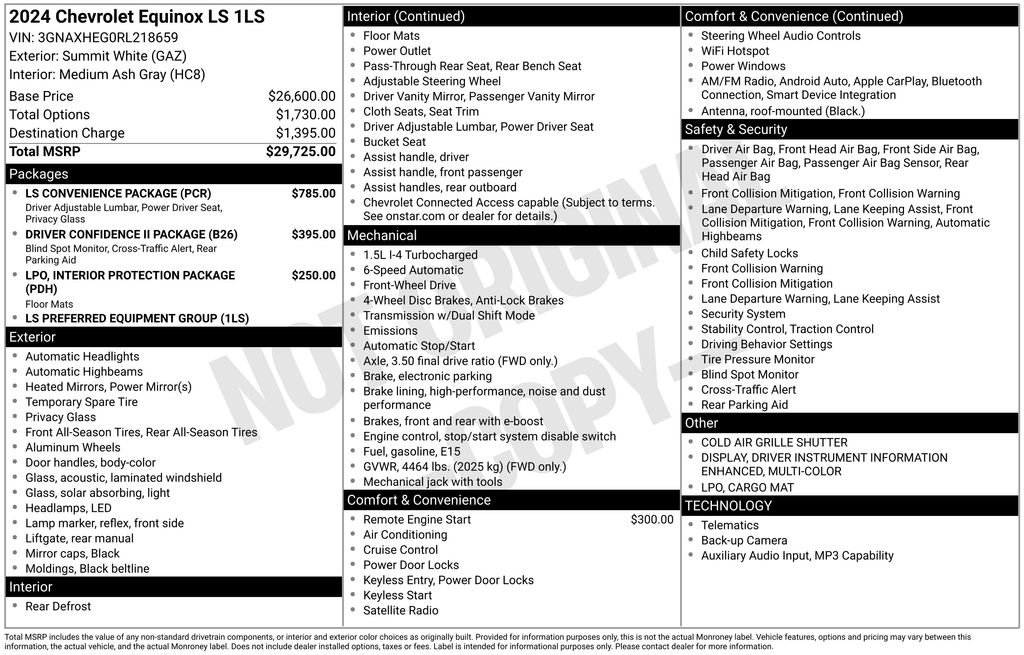 Certified 2024 Chevrolet Equinox LS w/ LS Convenience Package FWD image 3