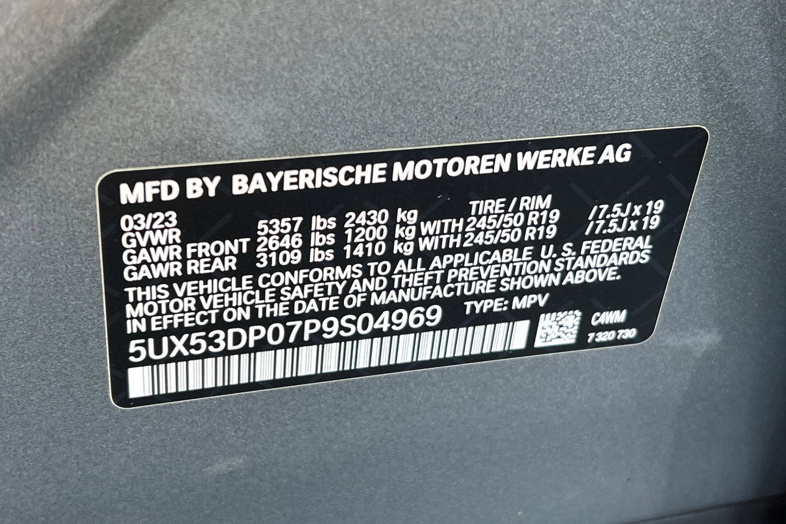 Used 2023 BMW X3 xDrive30i w/ Premium Package image 58