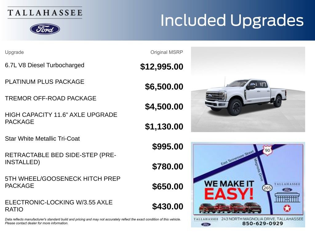 New 2025 Ford F250 Platinum w/ Platinum Plus Package image 3