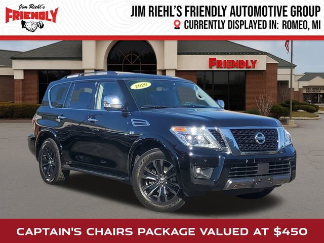 Used 2020 Nissan Armada Platinum w/ Captain's Chairs Package