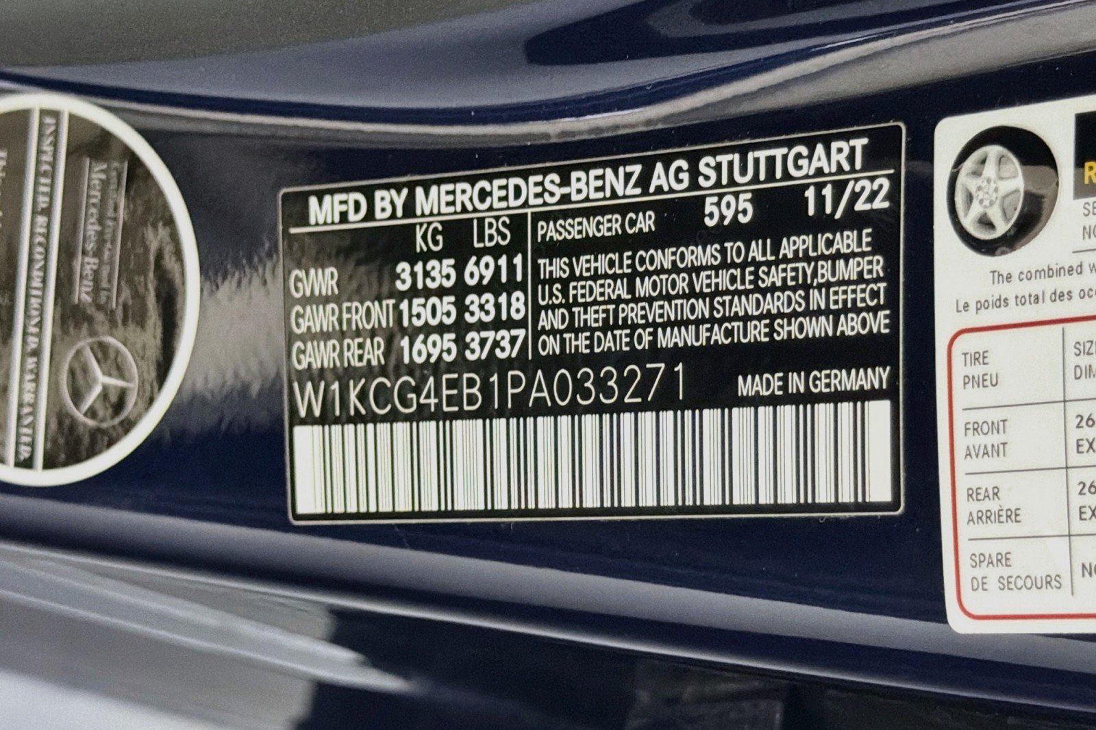 Certified 2023 Mercedes-Benz EQS 580 4MATIC Sedan image 25